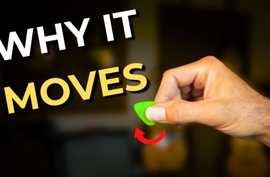 guitar pick rotating