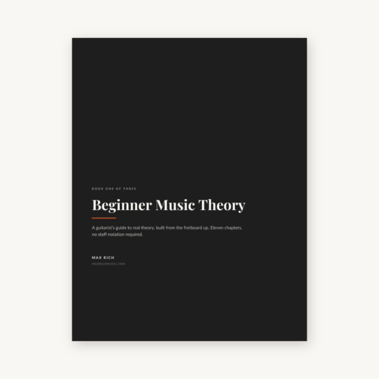 Beginner Music Theory Book for Guitarists